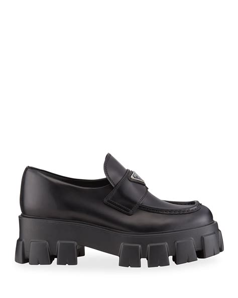 prada loafers platform.